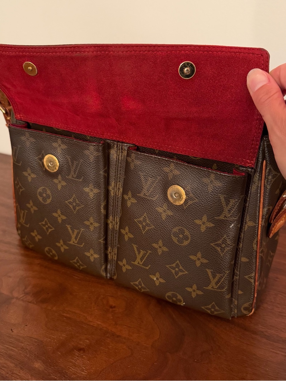 Authentic Louis Vuitton Viva Cite Shoulder Bag GM Brown Canvas - Picture 2 of 12